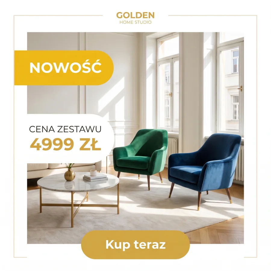 Kreacja kampanii Meble Cezara — fotele