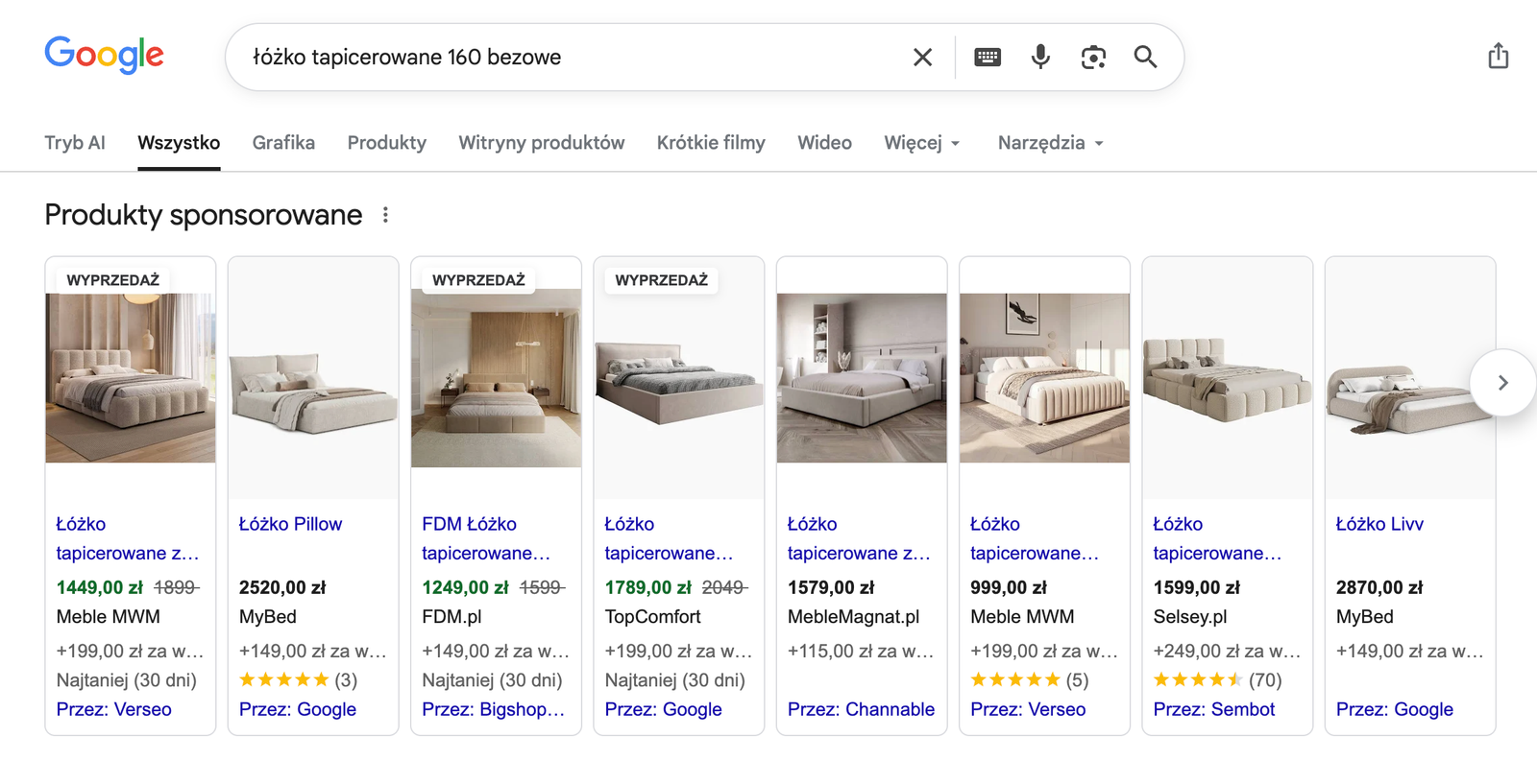 Google Merchant &mdash; produkty sponsorowane (Merchant Ads)