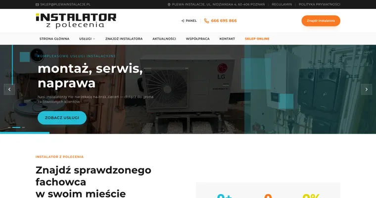 Instalatorzy z polecenia